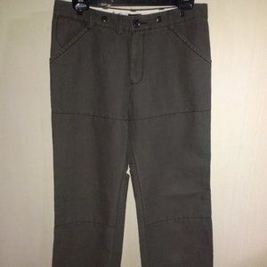 LL Bean Women's Size 2, Outdoor Trousers, Olive Vintage